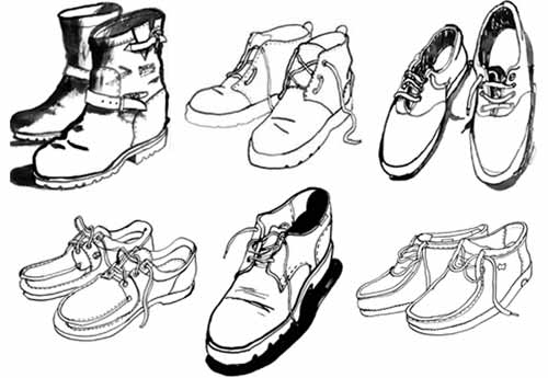 Como dibujar zapatos de mujer - Imagui